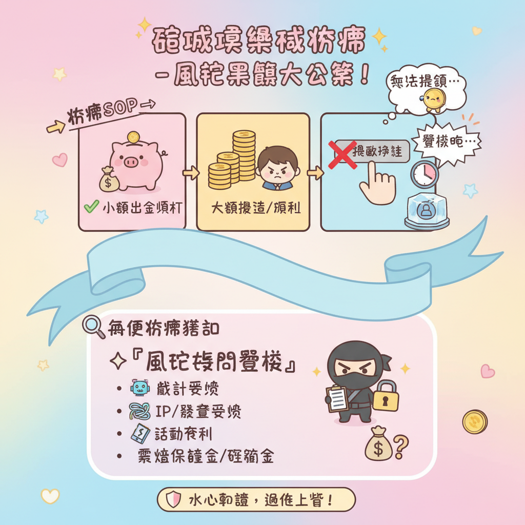 詐騙網站線上娛樂城假投資博弈遊戲出金線上博弈玩家評價娛樂城詐騙平臺黑網保證獲利帳戶凍結假投資網站風險控管平臺信譽無法出金投資型詐騙出金風險真人百家穩賺不賠